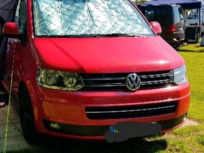 Gebraucht VW T5 2009 Rot Van