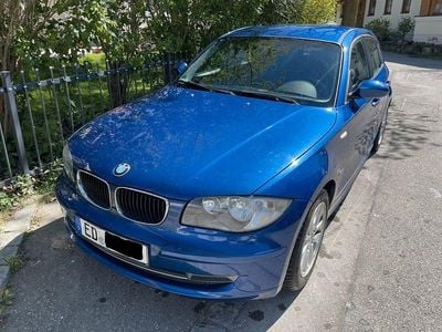 Usata BMW 116 Sport Line 122 CV (89 kW) 2007 Blu Utilitaria
