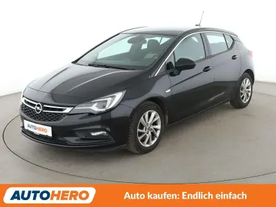 Używany Opel Astra Innovation 200 KM (147 kW) 2018 Czarny Sedan/Limuzyna