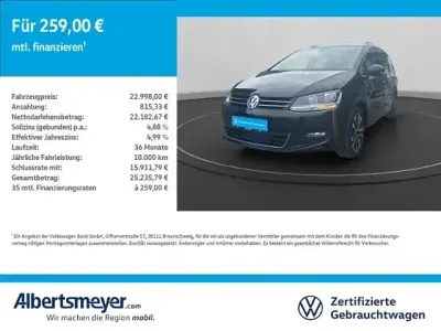 Occasion VW Sharan United 150 ch (110 kW) 2021 Noir Monospace