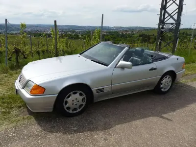 Usata Mercedes SL300 190 CV (139 kW) 1992 Argento Cabrio