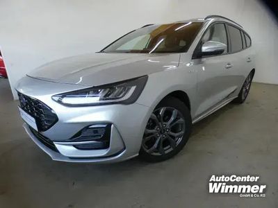 Gebraucht Ford Focus ST-Line 125 PS (91 kW) 2023 Polarsilber (silber) Kombi