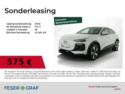 Gebraucht Audi Q6 Sportback e-tron Sport 185 kW (252 PS) 2025 Gletscherweiß metallic SUV