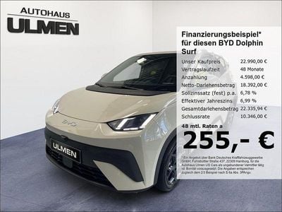 Neu BYD Dolphin Surf Comfort 114 kW (156 PS) 2025 Weiss Kleinwagen