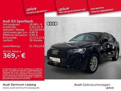 Gebraucht Audi Q3 Sportback Ambiente 245 PS (180 kW) 2022 Mythosschwarz metallic SUV