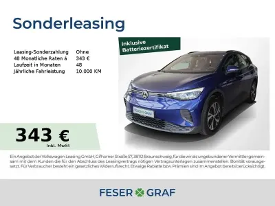 Gebraucht VW ID.4 Pure 108 kW (148 PS) 2022 Blau SUV