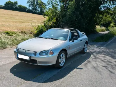 Gebraucht Honda CR-X 125 PS (91 kW) 1995 Silber Cabrio