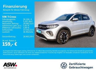 Reflexsilber metallic Gebraucht 2025 VW T-Cross R-line SUV | 26.190 € (Guter Preis)