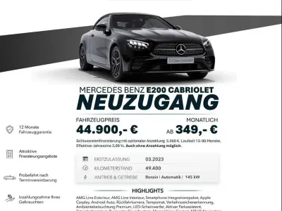 Second-hand Mercedes E200