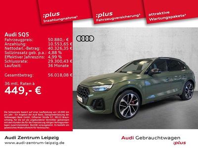 Gebraucht Audi SQ5 Ambiente 341 PS (250 kW) 2023 Distriktgrün metallic SUV