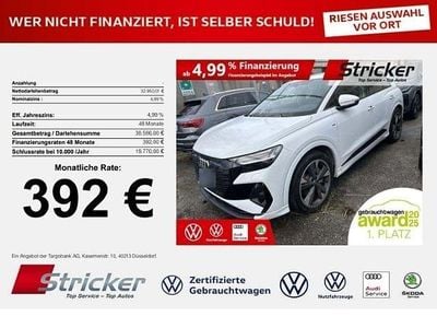 Gletscherweiß metallic Gebraucht 2023 Audi Q4 e-tron S-Line SUV | 32.949 € (Guter Preis)