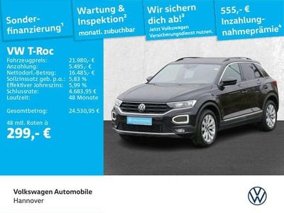 Second-hand VW T-Roc Sport 150 CP (110 kW) 2022 Negru SUV