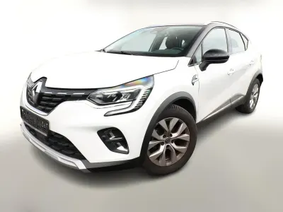 Gebraucht Renault Captur Intens 131 PS (96 kW) 2021 Perlmutt weiß metallic / schwarz SUV