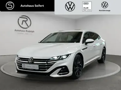 Gebraucht VW Arteon R-line 200 PS (147 kW) 2021 Oryxweiß perlmutteffekt (metallic) Coupé