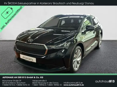 Gebraucht Skoda Enyaq iV 150 kW (204 PS) 2022 Blackmagic perleffekt (schwarz) SUV