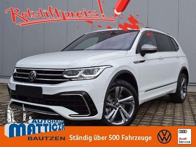 Weiß (pure white) Gebraucht 2024 VW Tiguan Allspace R-line SUV | 54.789 €