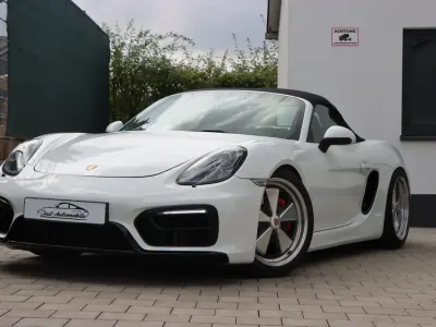 Gebraucht Porsche Boxster 330 PS (242 kW) 2016 Weiß Cabrio