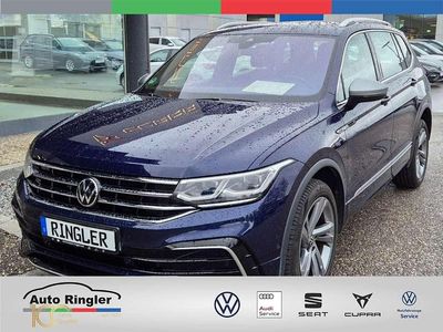 Blau Gebraucht 2022 VW Tiguan Allspace R-line SUV | 36.890 € (Guter Preis)