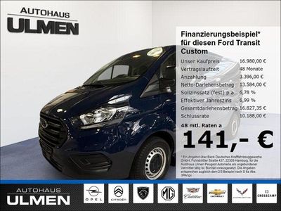 Second-hand Ford Transit Custom 105 CP (77 kW) 2021 Albastru