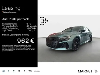 Neu Audi RS3 Sport 400 PS (294 kW) 2026 Morgentaugrün perl. individual Limousine