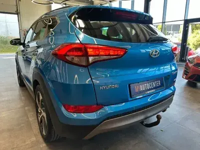 Gebraucht Hyundai Tucson Premium 177 PS (130 kW) 2016 Blau SUV