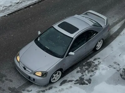 Gebraucht Honda Civic 125 PS (91 kW) 2001 Silber Coupé