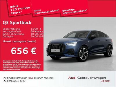 Gebraucht Audi Q3 Sportback S-Line 190 PS (139 kW) 2025 Navarrablau metallic SUV