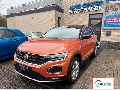 Second-hand VW T-Roc Style 150 CP (110 kW) 2019 Portocaliu SUV