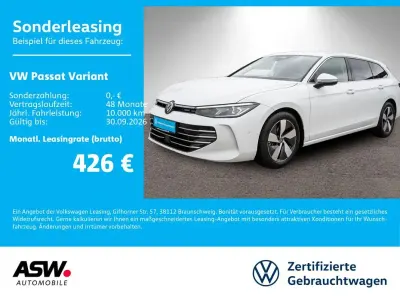Gebraucht VW Passat Elegance 150 PS (110 kW) 2025 Pure white Kombi