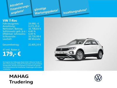 Second-hand VW T-Roc Life 110 CP (80 kW) 2023 Alb SUV
