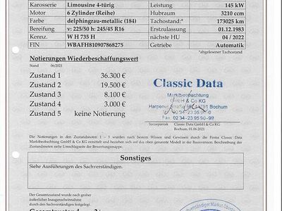 Gebraucht BMW 732 193 PS (141 kW) 1983 Grau Limousine