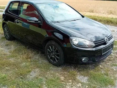 Gebraucht VW Golf VI 80 PS (58 kW) 2009 Schwarz Kleinwagen