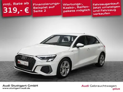 Gebraucht Audi A3 S-Line 110 PS (80 kW) 2023 Weiß Limousine