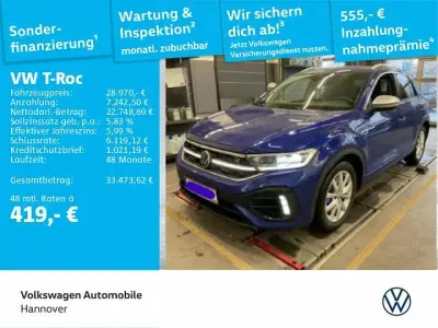 Second-hand VW T-Roc R 300 CP (220 kW) 2022 Albastru SUV