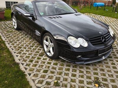 Usata Mercedes SL350 245 CV (180 kW) 2006 Nero Cabrio
