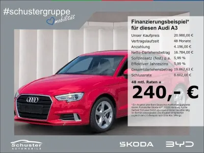 Gebraucht Audi A3 Sport 150 PS (110 kW) 2020 Rot Limousine