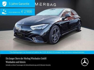 Gebraucht Mercedes EQE350 AMG line 214 kW (292 PS) 2022 Obsidianschwarz Limousine