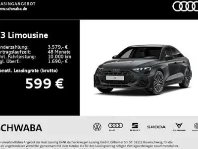 Neu Audi S3 Sport 333 PS (244 kW) 2026 Grau Limousine