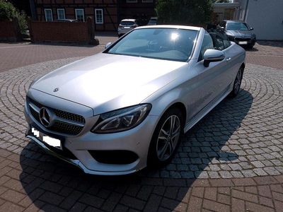 Gebraucht Mercedes C220 AMG line 170 PS (125 kW) 2018 Silber Cabrio