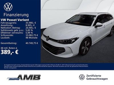 Pure white Gebraucht 2025 VW Passat Business Kombi | 35.980 € (Guter Preis)