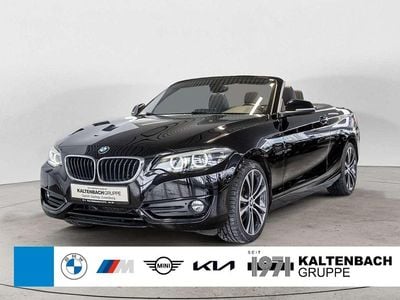 Schwarz Gebraucht 2017 BMW 230 Sport Line Cabrio | 24.290 € (Fairer Preis)