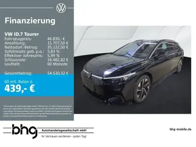 Gebraucht VW ID.7 Pro 210 kW (286 PS) 2025 Schwarz Kombi