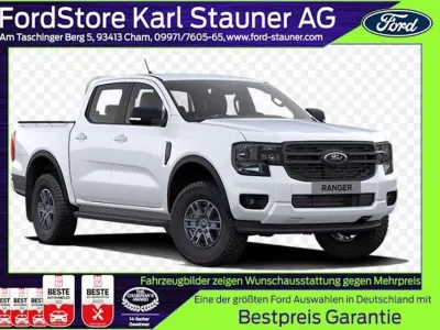 Ny Ford Ranger XLT 241 HK (177 kW) 2026 Hvid Pickup / Ladvogn