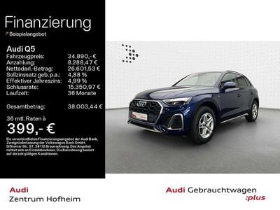 Gebraucht Audi Q5 S-Line 367 PS (269 kW) 2022 Navarrablau metallic SUV