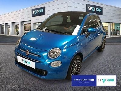 Second-hand Fiat 500C Lounge 69 CP (50 kW) 2021 Albastru Cabrio