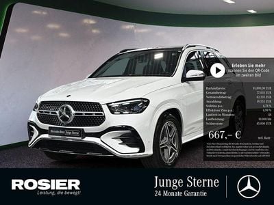 Weiss / opalithweiß Gebraucht 2025 Mercedes GLE450 AMG Advanced Plus SUV | 81.890 € (Superpreis)