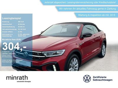 Gebraucht VW T-Roc Cabriolet R-line 150 PS (110 kW) 2025 Schwarz Cabrio
