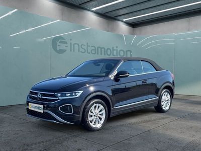 Gebraucht VW T-Roc Cabriolet Style 150 PS (110 kW) 2024 Schwarz Cabrio