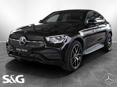 Gebraucht Mercedes GLC300 AMG 258 PS (189 kW) 2023 Metalliclack obsidianschwarz Coupé