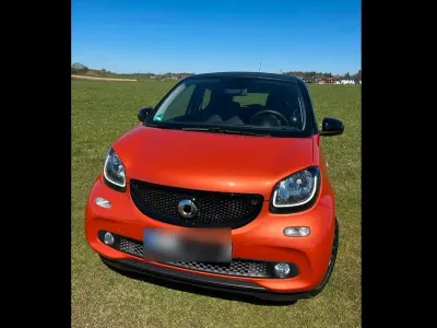 Używany Smart ForFour Prime 90 KM (66 kW) 2015 Pomarańczowy Hatchback